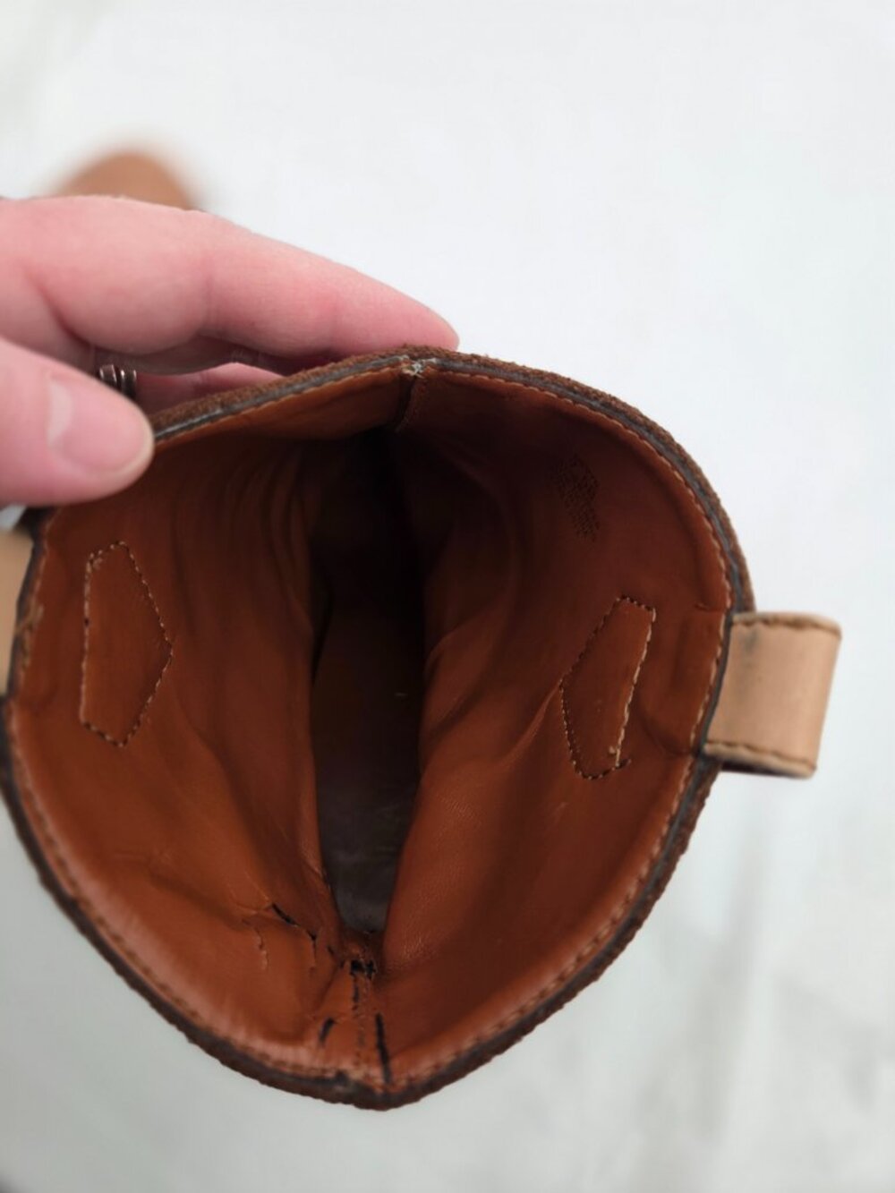 Ralph Lauren Leather Equestrian Heeled Boots 7.5 - Picture 12 of 14